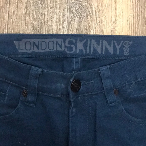 MENS RSQ LONDON SKINNY JEANS - Picture 2 of 5